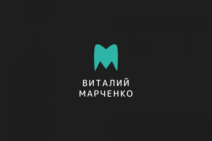 Логотип для стоматолога Виталия Марченко