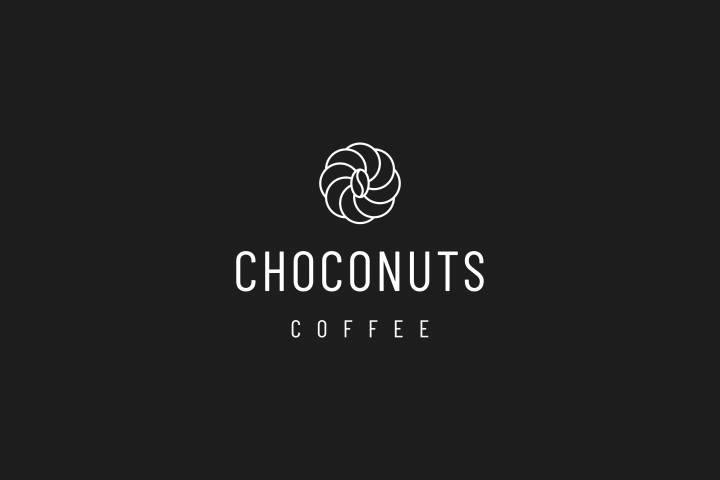 Логотип кофейни "CHOCONUTS"