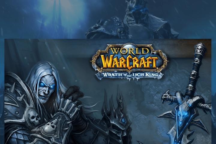 Лендинг по мотивам компьютерной игры WOW