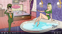 Мультипликационный рекламный ролик для ТВ "Alex hotels 2"