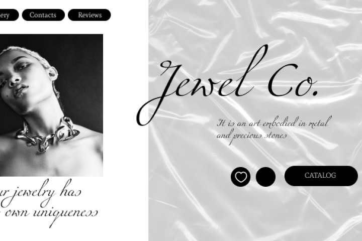 Дизайн сайта JewelCo.