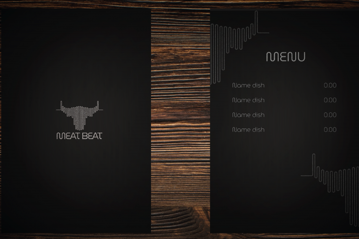 Разработка логотипа мясного ресторана