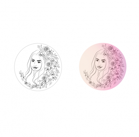 логотип для цветочного магазина