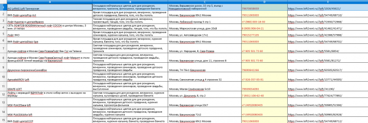 Парсинг сайта