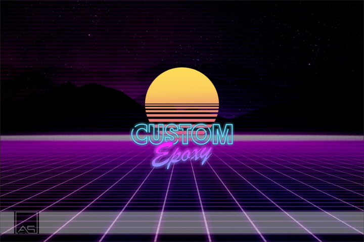 Логотип в силе Synthwave, или Retrowave