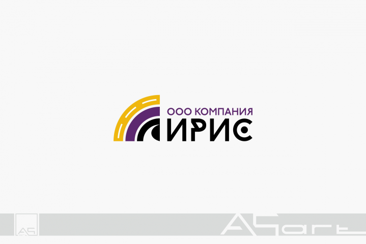 Логотип дорожно-транспортной компании «ООО Ирис»