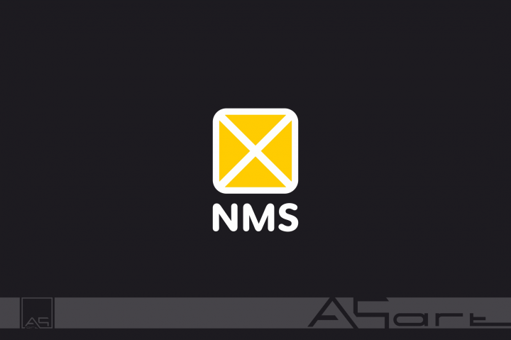 NMS(no more squares), логотип для музыкального телеграм-канала