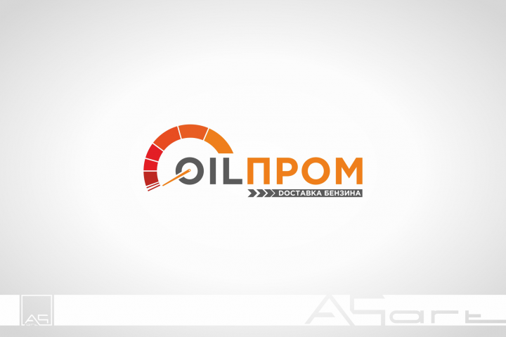 Логотип OILПРОМ, доставка топлива