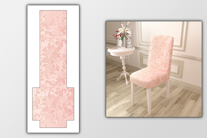 Разработка принта для производства чехла для стула