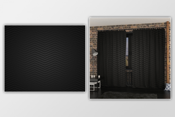 Разработка принта для производства штор