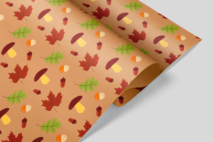 Бесшовный паттерн "Осень"