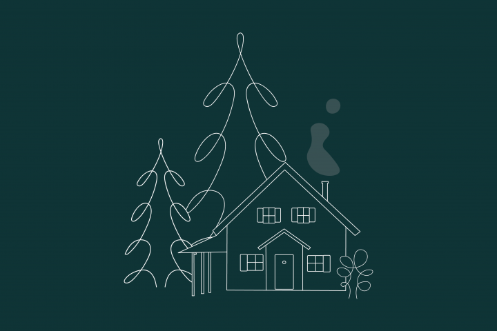 Принт "Домик"