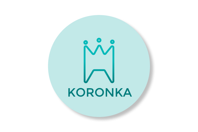 Лoготип для стомотологии "KORONKA"