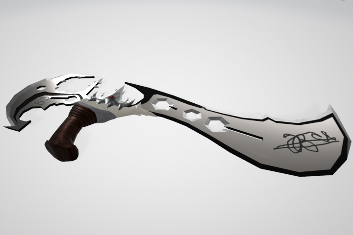 Клинок Low-poly