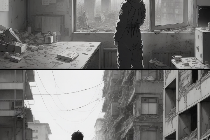 Арт в стиле манги