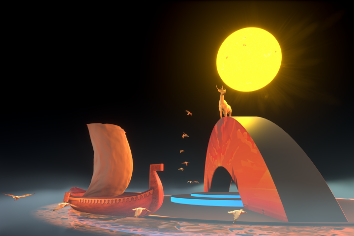 Сцена для AR