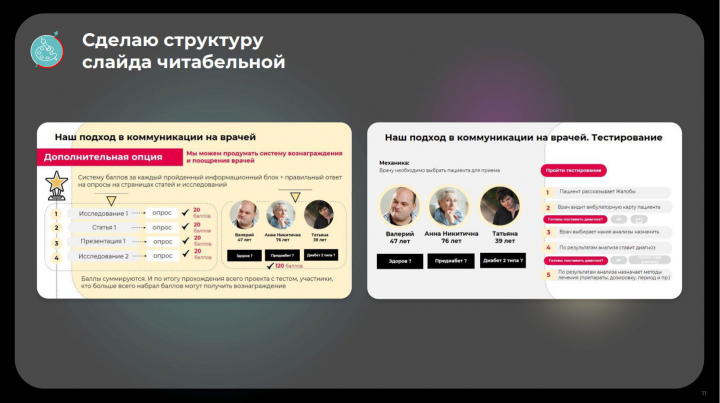 Разработка презентации