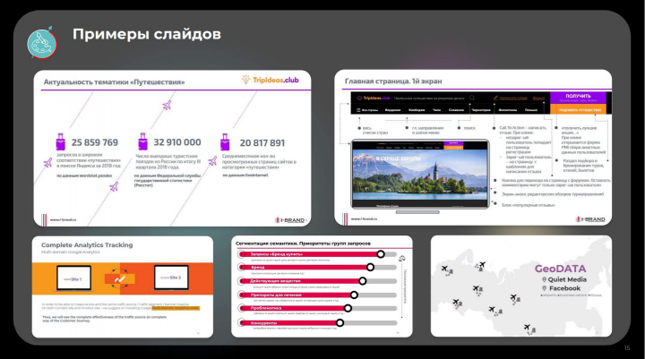 Разработка презентации