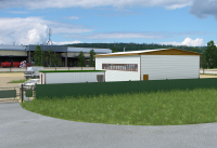 Гаражные боксы на 4 грузовых автомобиля. Фасад 2.