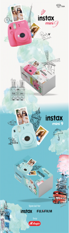 Упаковка для новой линейки Instax mini 9 от Fujifilm