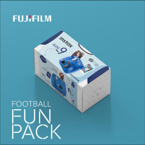 Упаковка для линейки INSTAX mini 9 от Fujifilm для ЧМ по футболу