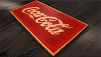 Интерьерная вывеска "Coca Cola"