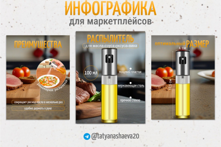Инфографика «Распылитель кухонный»