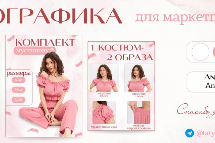 Инфографика «Муслиновый костюм»