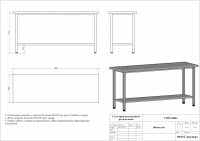 Стол производственный разделочный