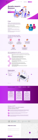 Адаптивный лендинг по раскрутке бизнеса в интернет