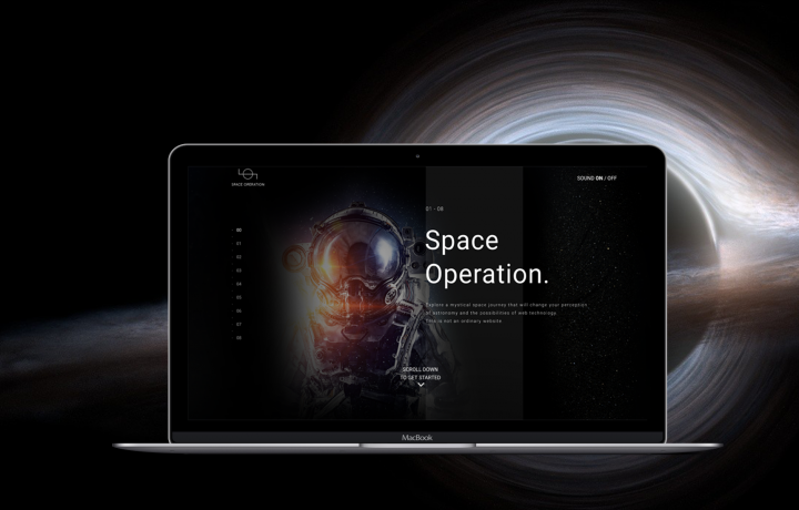 Space Operation Промо сайт