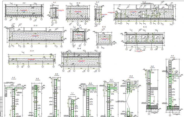 Банный комплекс в монолитном каркасе
