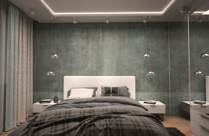 Дизайн квартиры "Меланжевый шик". Ар-деко