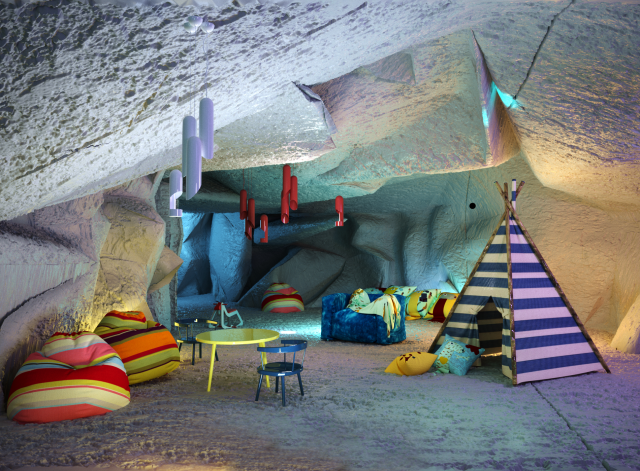 Соляная пещера. Детская игровая зона