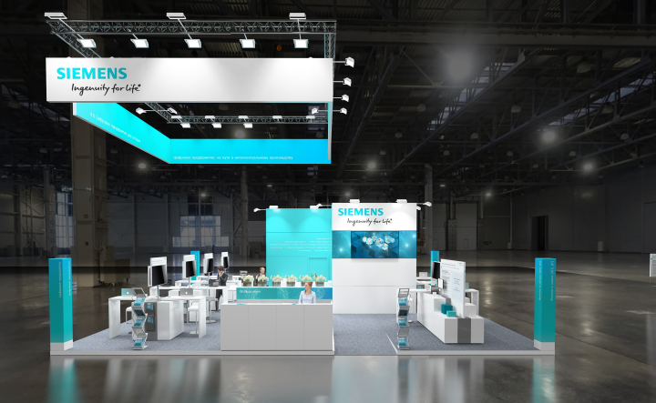 Выставочный стенд для SIEMENS