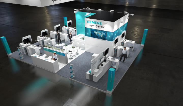 Выставочный стенд для SIEMENS