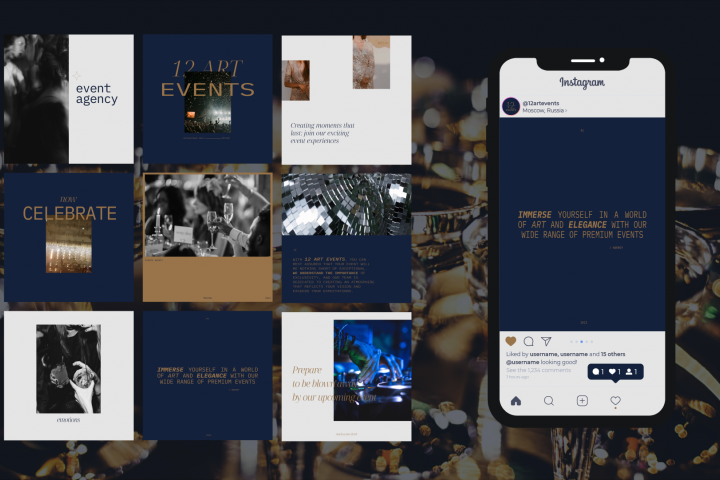 Фирменный стиль для event агентства