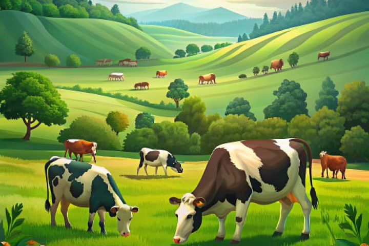 Иллюстрация к обложке книги "Прибыльное фермерство"