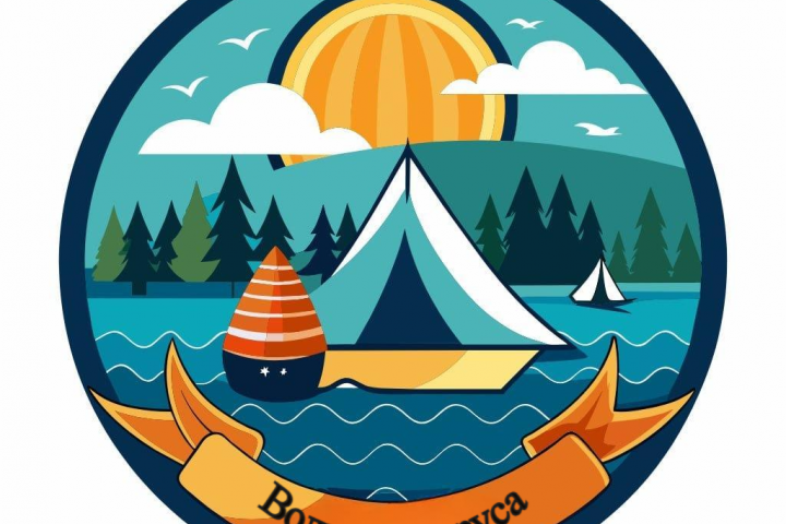 Логотип детского летнего морского лагеря