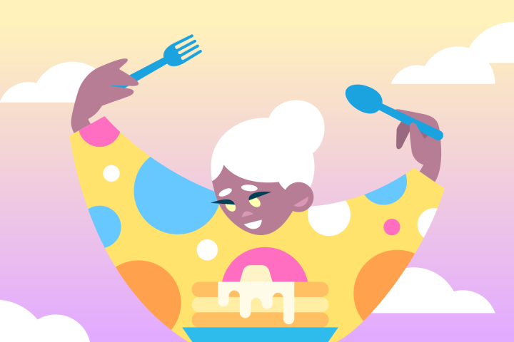 Персонаж для приложения в стиле modern flat