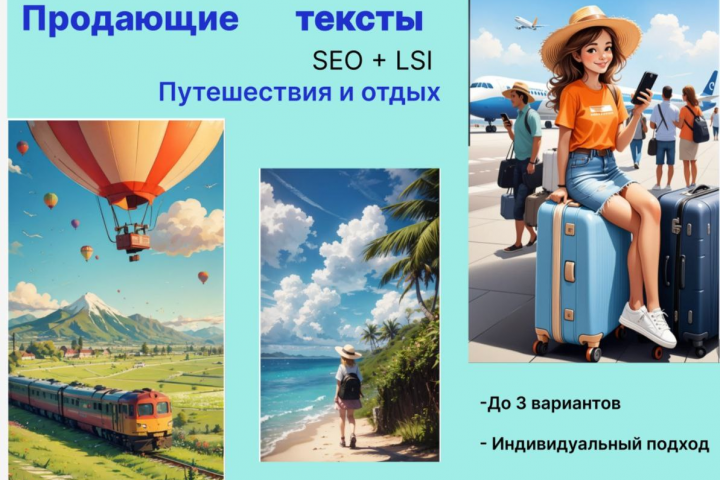 Продающие тексты. Путешествия и отдых.
