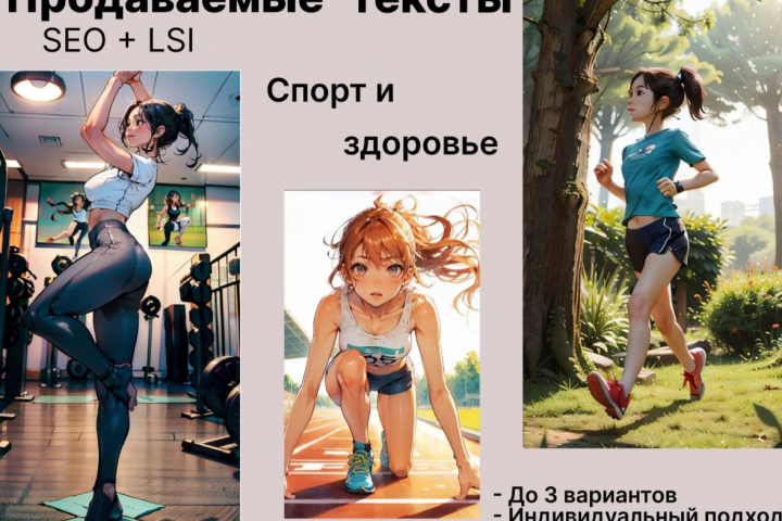 Продающие тексты. Спорт и здоровье.