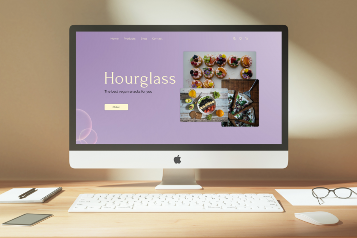 Дизайн Landign Page для Hourglass