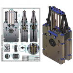ПФ с вертикальным рычажным сталкиванием