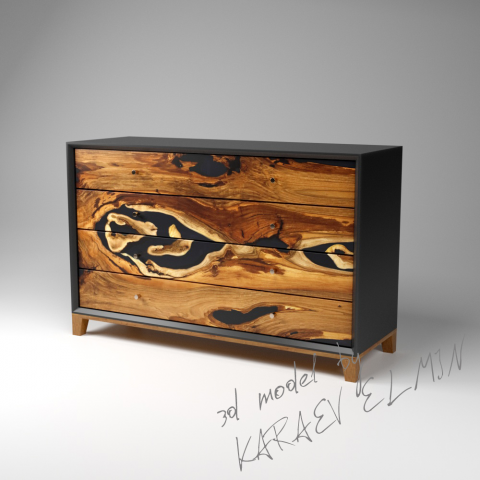3D модель комода