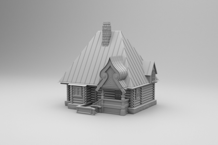 Дом в русской стилистике