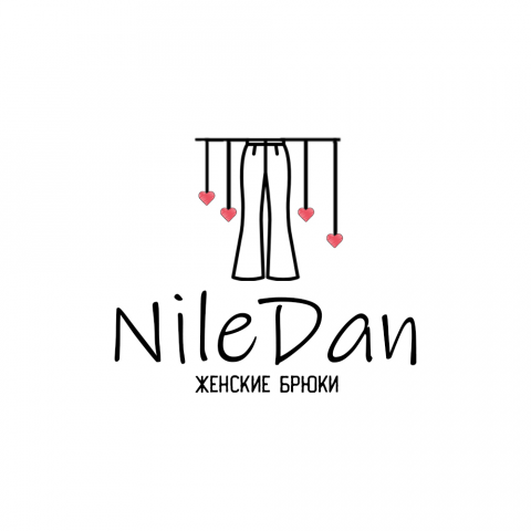 Логотип для магазина женских брюк