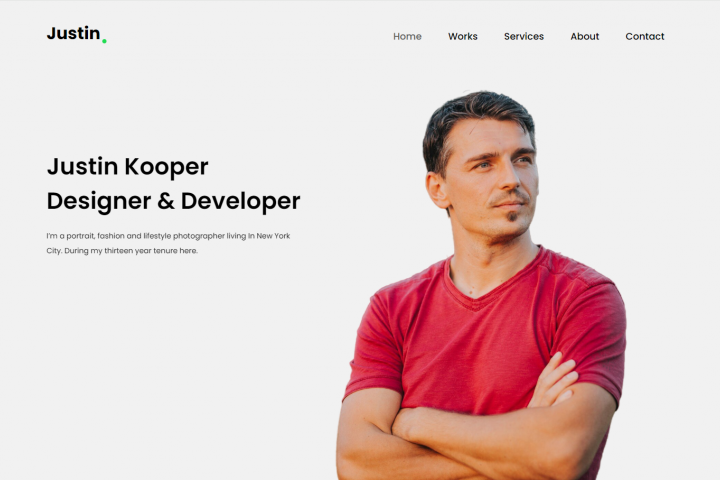 Landing-page на html, css и js