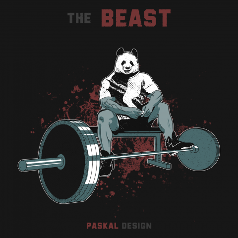 Панда-пауэрлифтер