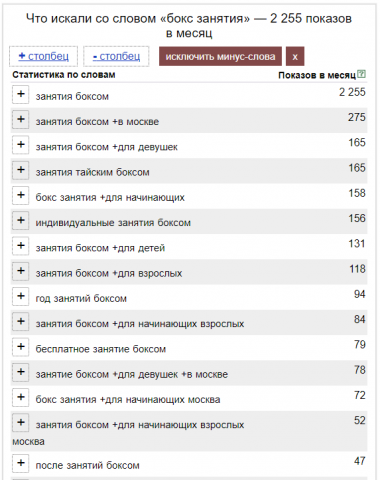 Настройка и ведение Яндекс Директ (Фитнес клуб)